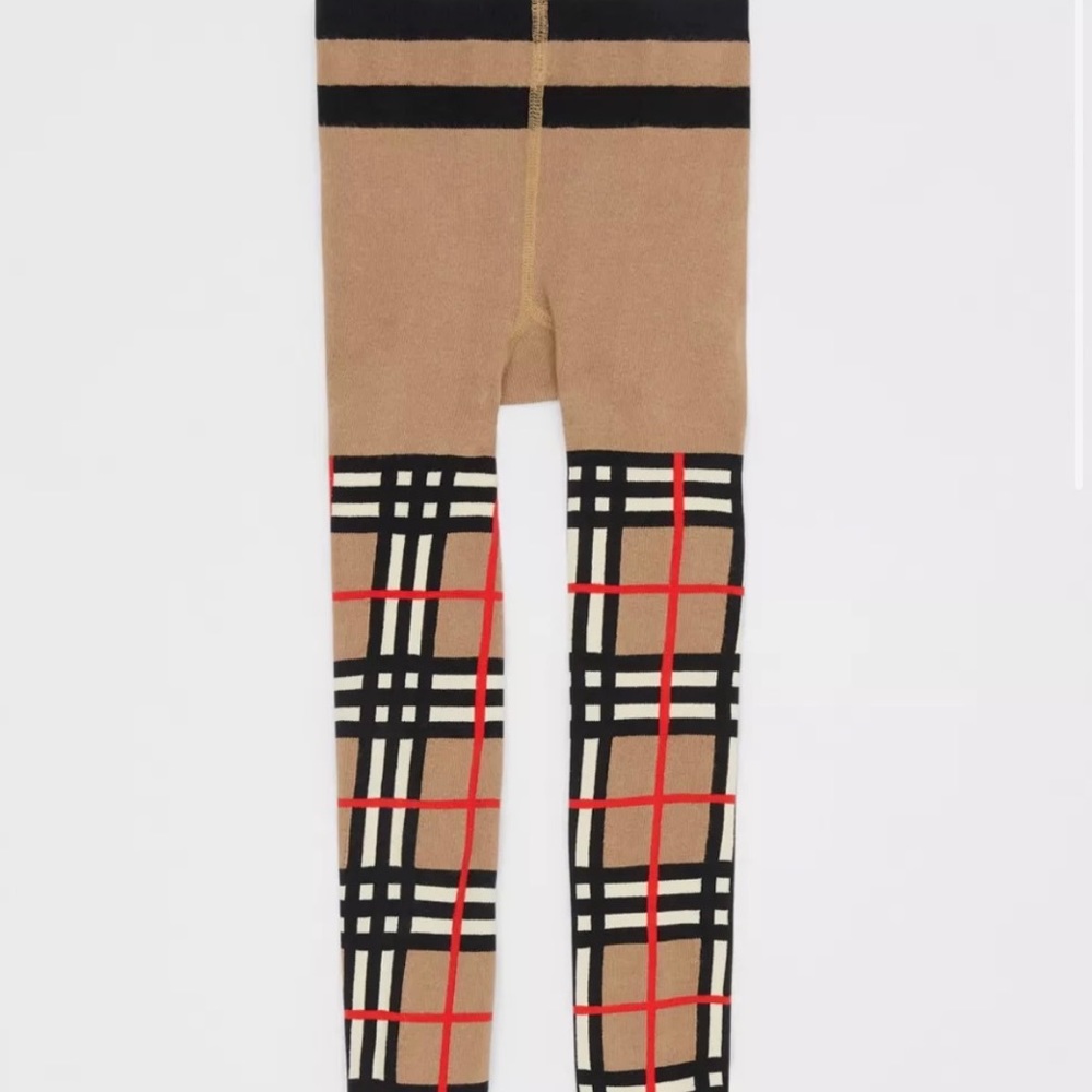 Burberry Stockings Still Has Tag On Them